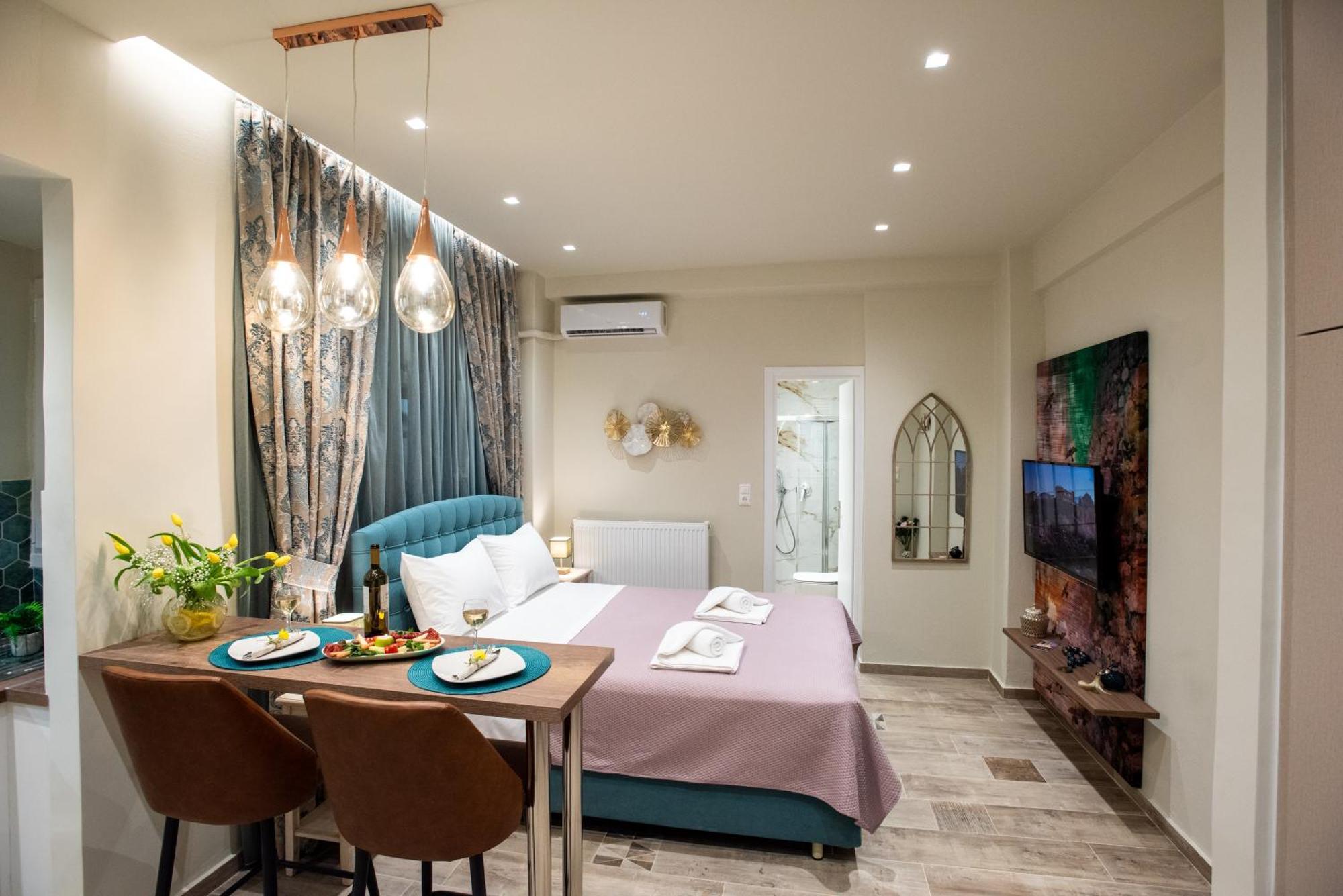 Blue Ark Romantic Studio Under Acropolis Ateny Zewnętrze zdjęcie